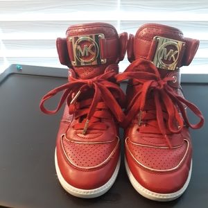 AUTHENTIC Michael Kors Red Sneakers